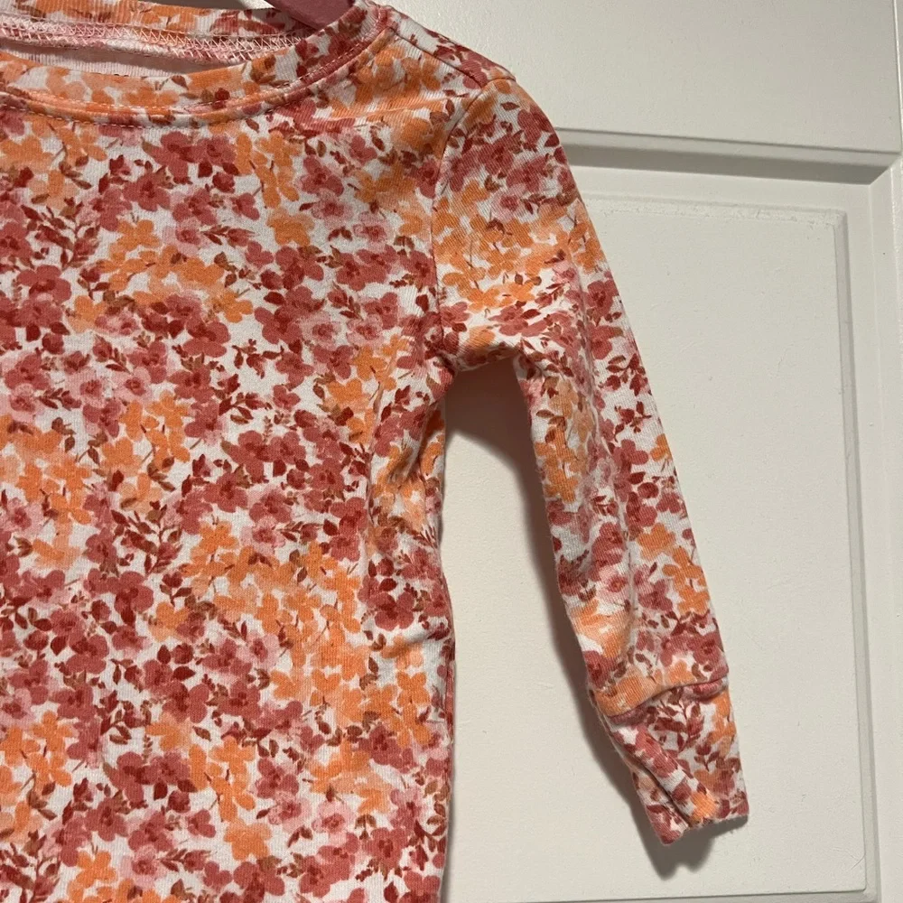 $7 ADD ON Old Navy‎ Shirt Floral Long Sleeve tee 2T Ditsy H&m Zara cat and Jack
